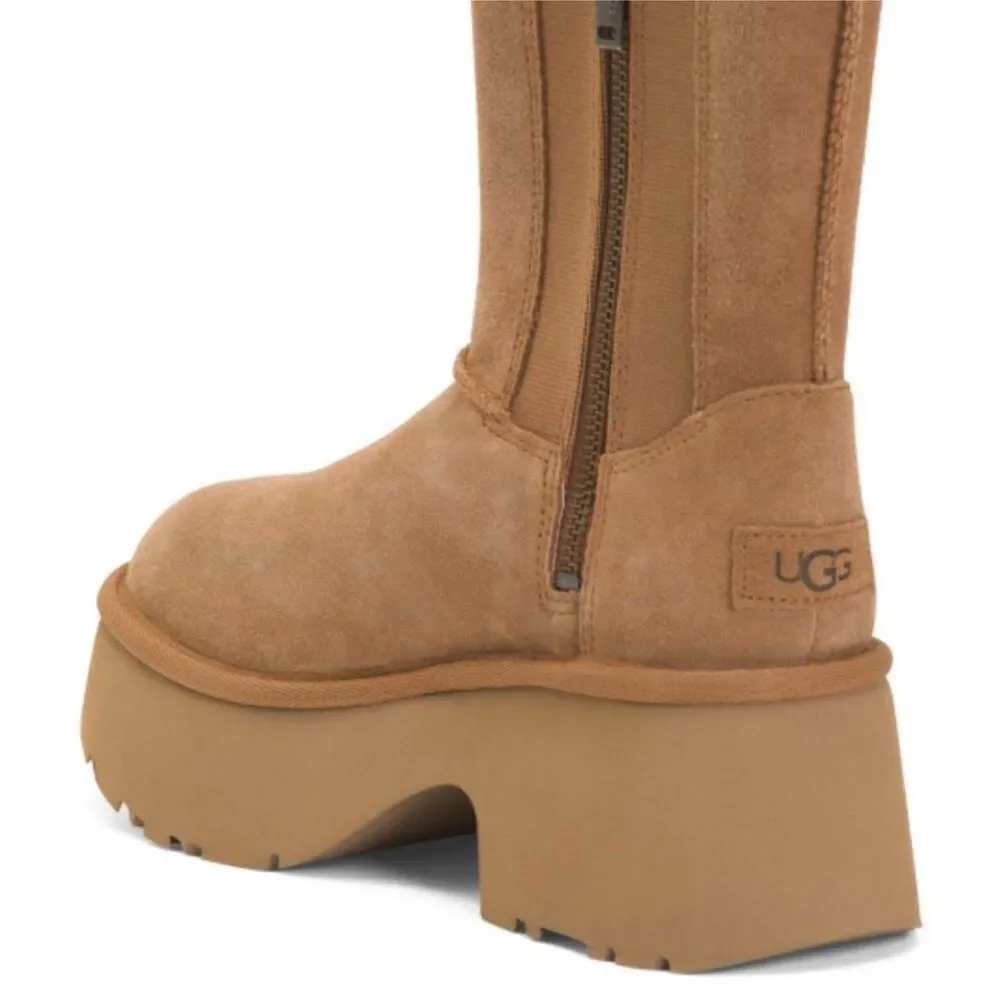 UGG Women's Chestnut Classic Short New Heights Boot Bootie New